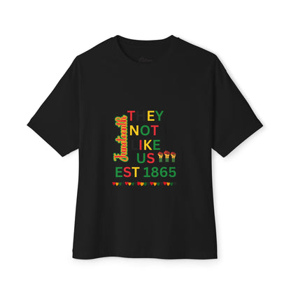 They Not Like Us Est. 1865 T-Shirt — Vintage Civil Rights Tribute Tee