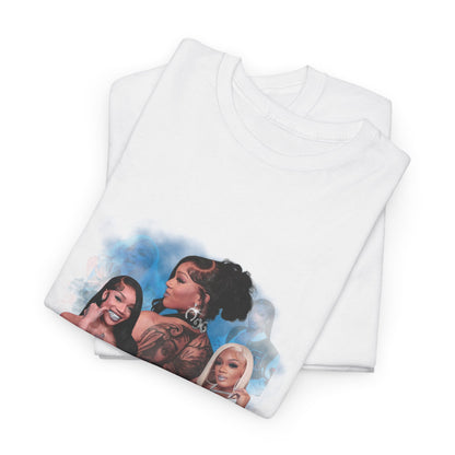 GloRilla Inspired Unisex Heavy Cotton Tee - Trendy Graphic T-Shirt for Everyday Style - Williams Boutique 