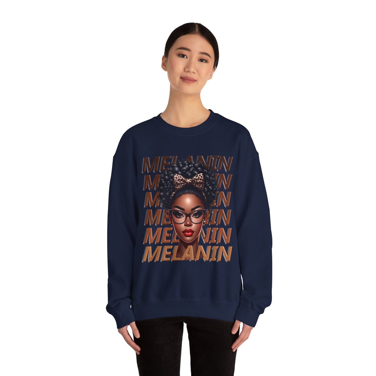 Melanin Inspired Unisex Heavy Blend™ Crewneck Sweatshirt