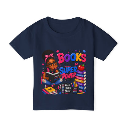 Books Are My Superpower Toddler T-Shirt