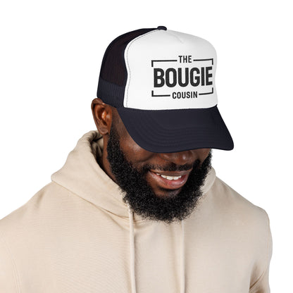 Bougie Foam Trucker Hat — 'The Bougie' Embroidered Mesh Cap