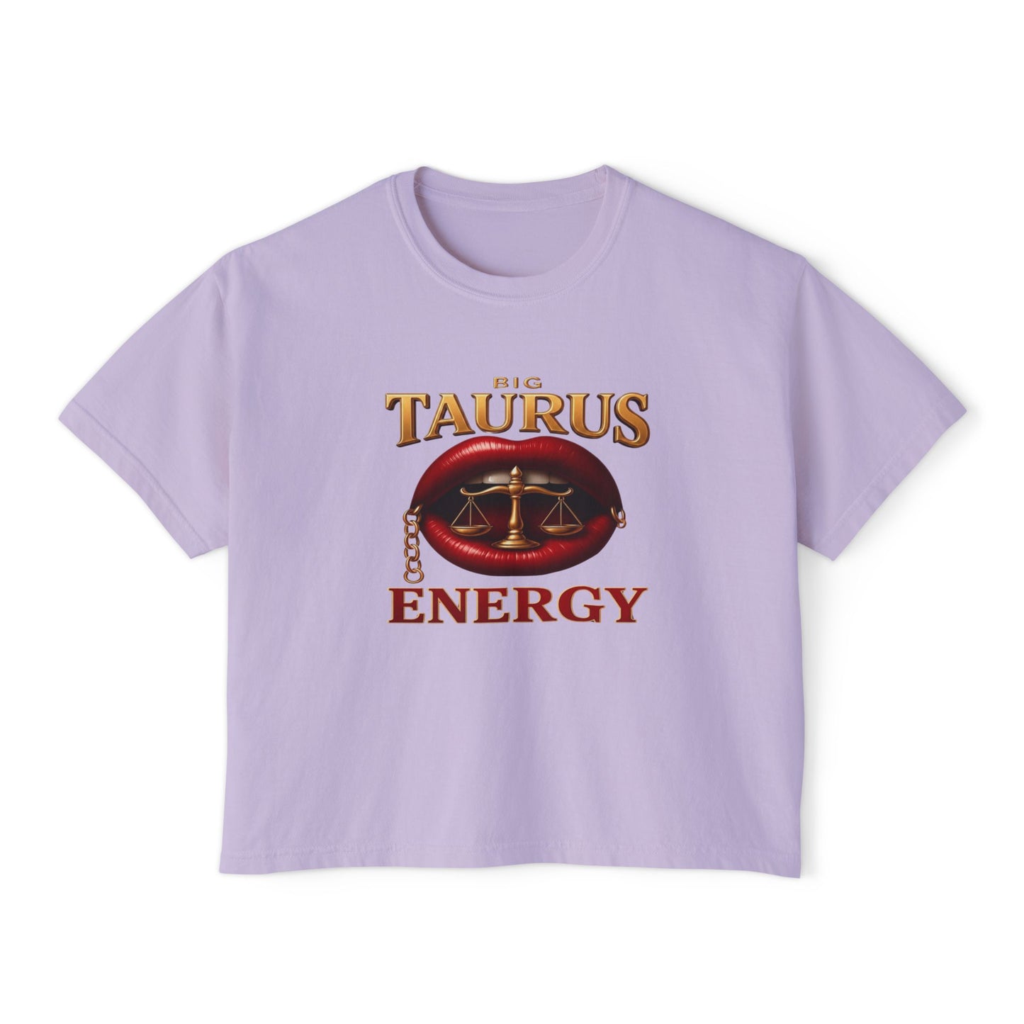 Taurus Energy Women's Boxy Tee - Zodiac Astrology Graphic Tee