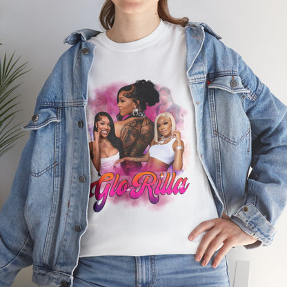 GloRilla Graphic Unisex Heavy Cotton Tee - Casual Streetwear for Music Lovers - Williams Boutique 