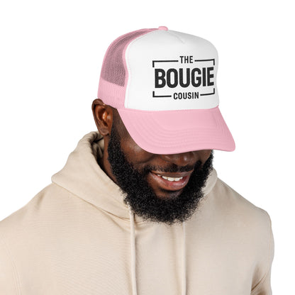 Bougie Foam Trucker Hat — 'The Bougie' Embroidered Mesh Cap