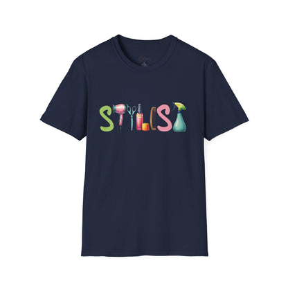 Stylist Tools Graphic T-Shirt — Salon Hairdresser Tee