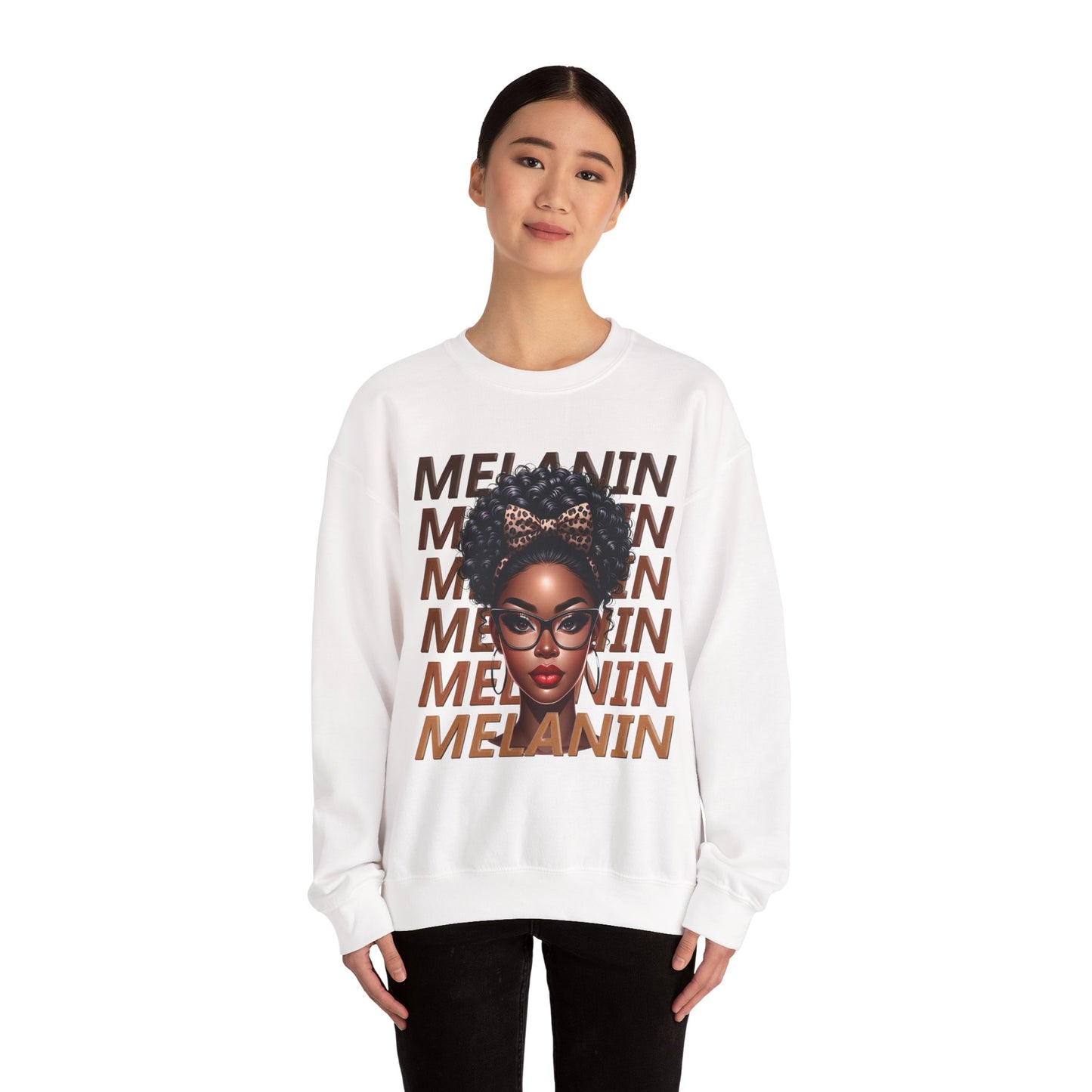 Melanin Inspired Unisex Heavy Blend™ Crewneck Sweatshirt