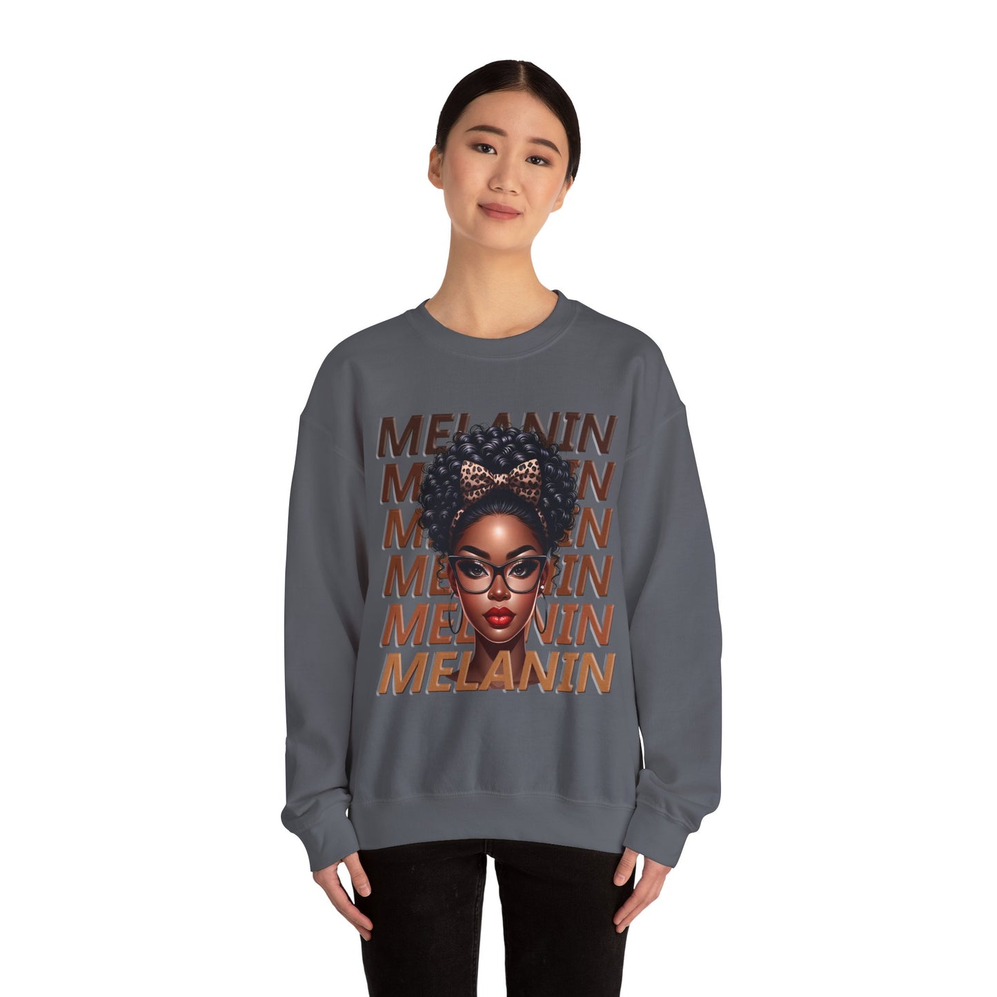 Melanin Inspired Unisex Heavy Blend™ Crewneck Sweatshirt