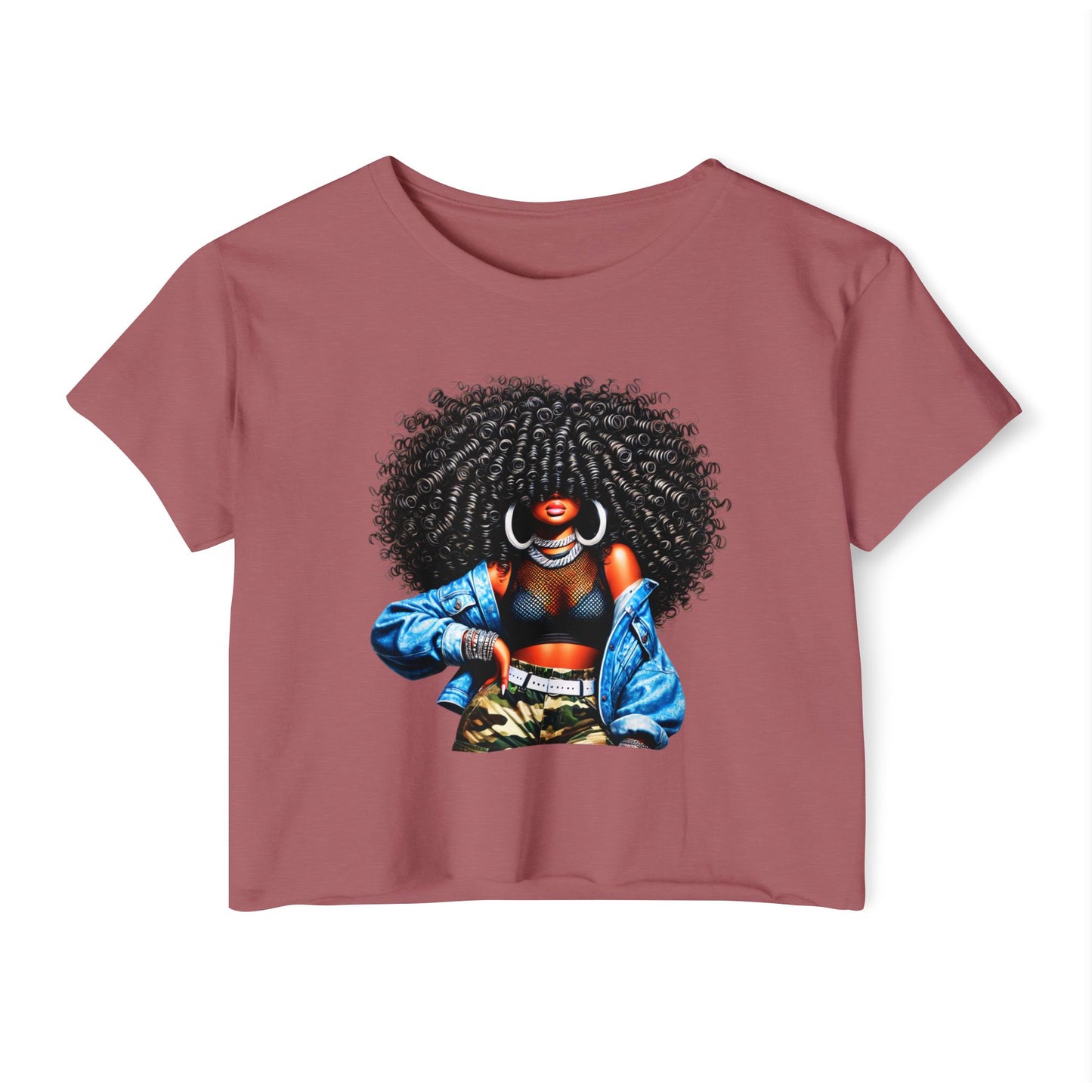 Afro Beat Festival Crop Top Tee