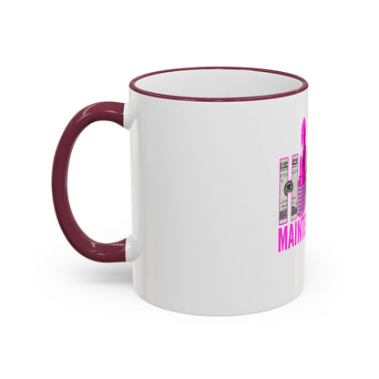 High Maintenance Lipstick Accent Rim Mug