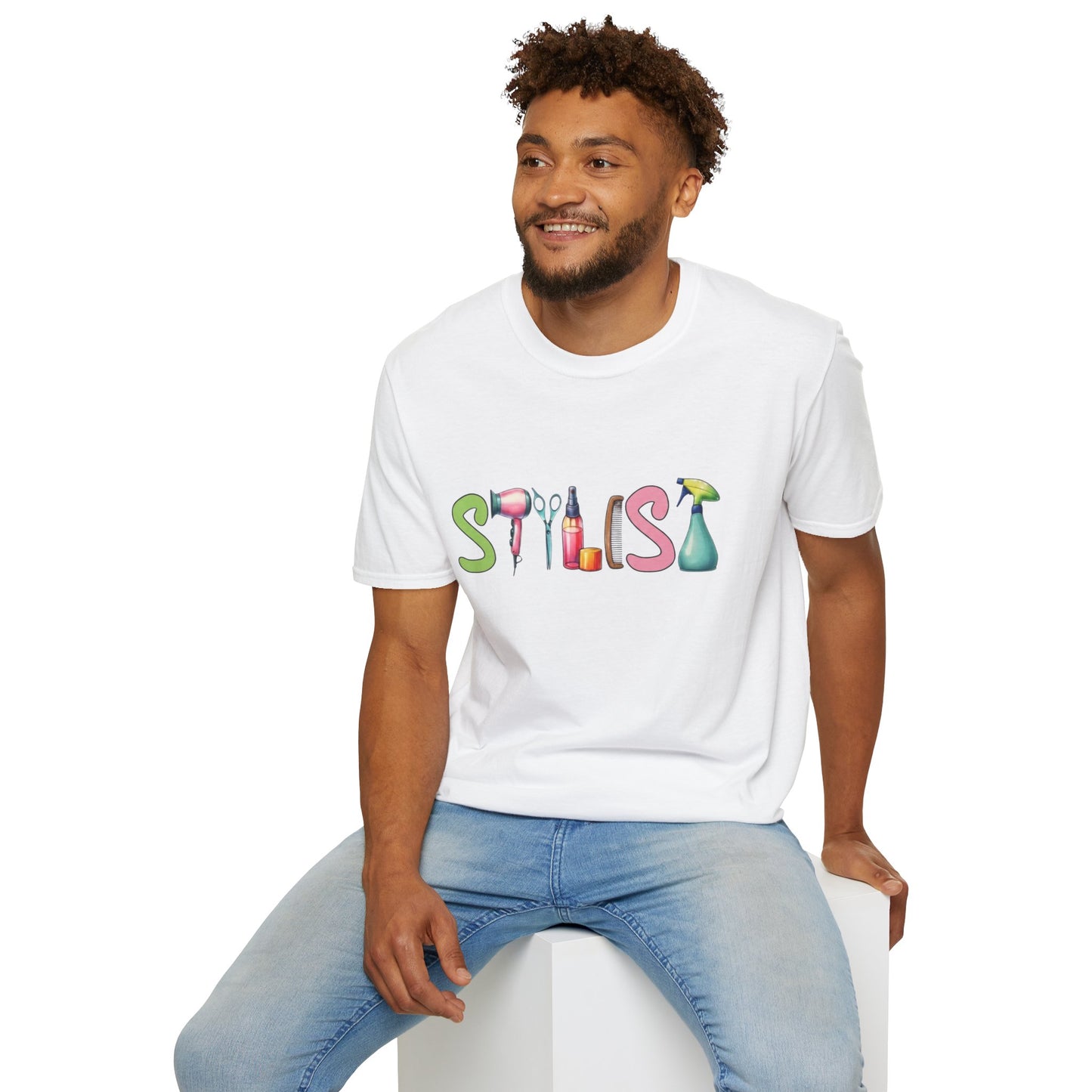 Stylist Tools Graphic T-Shirt — Salon Hairdresser Tee