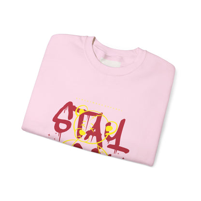 Stay Cool Crewneck Sweatshirt — Graffiti Style "Stay Cool" Graphic