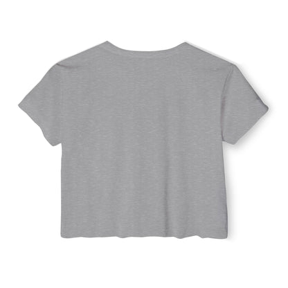 Layton Photo Collage Crop Top — Women's Festival Graphic Tee