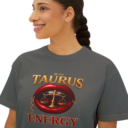 Taurus Energy Women's Boxy Tee - Zodiac Astrology Graphic Tee