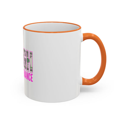 High Maintenance Lipstick Accent Rim Mug