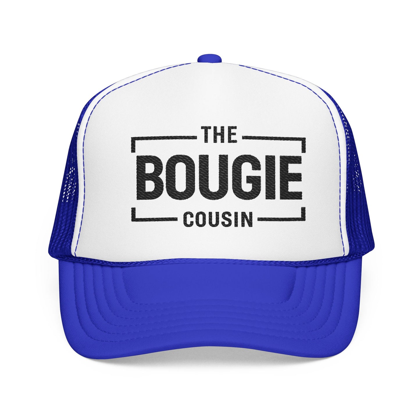 Bougie Foam Trucker Hat — 'The Bougie' Embroidered Mesh Cap