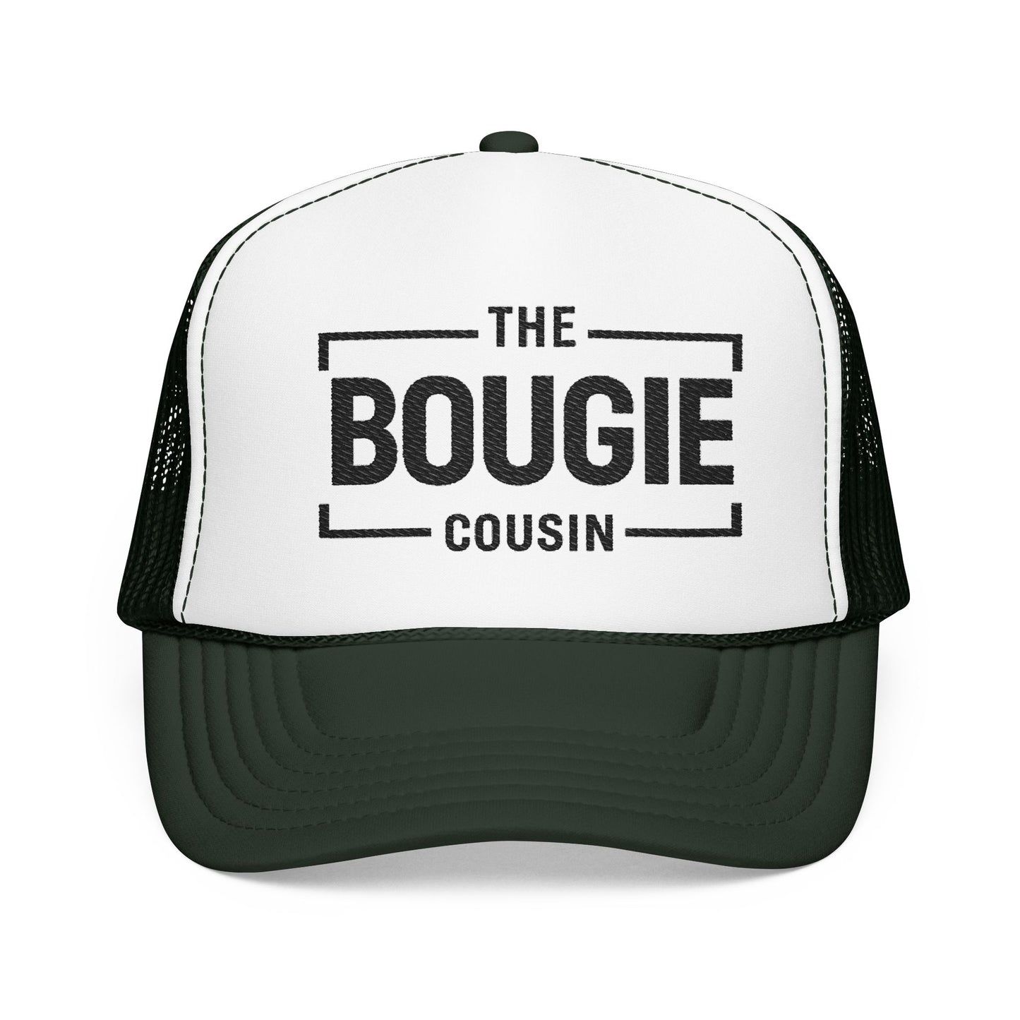 Bougie Foam Trucker Hat — 'The Bougie' Embroidered Mesh Cap