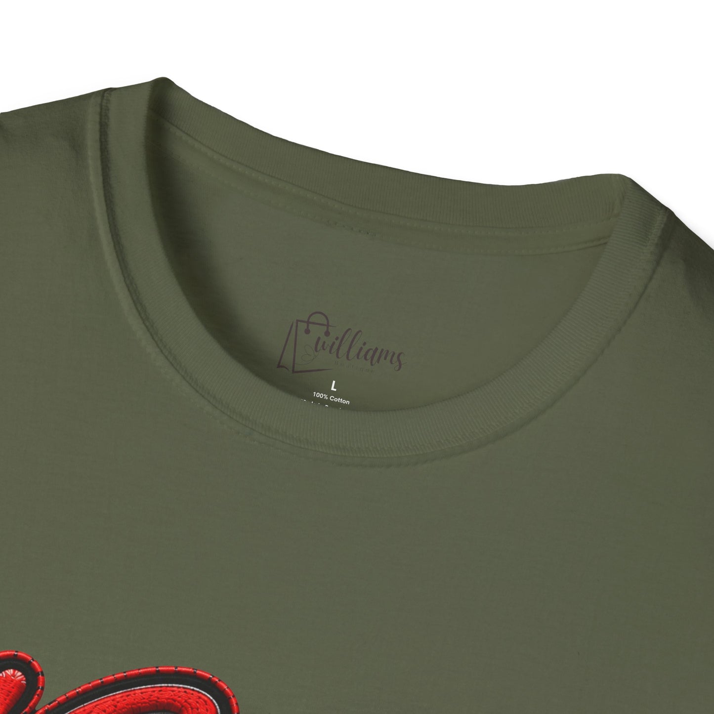 T-Shirt — "God Don’t Play About Me" Bold Script Christian Graphic Tee