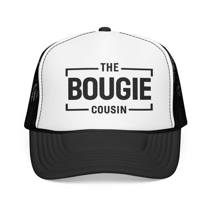Bougie Foam Trucker Hat — 'The Bougie' Embroidered Mesh Cap
