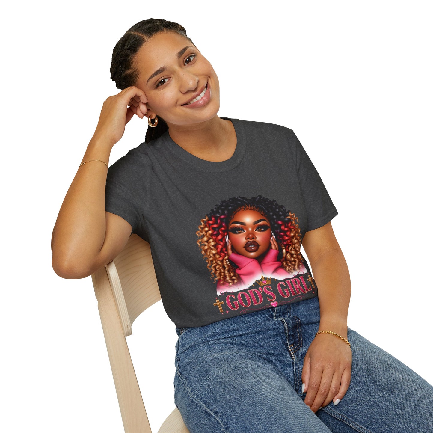 God's Girl Graphic T-Shirt — Afrocentric Faith Tee