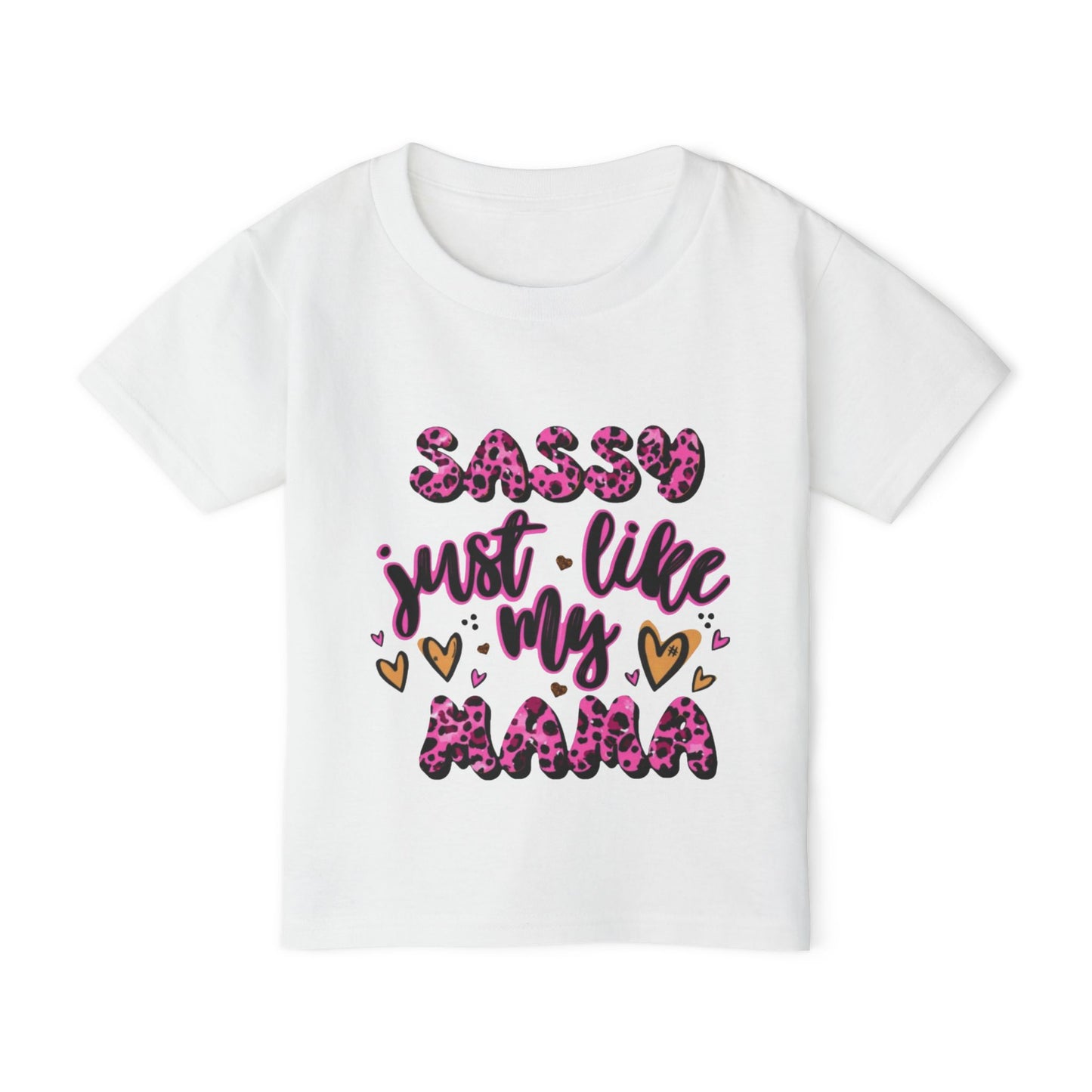 Sassy Just Like My Mama Toddler T-Shirt — Cute Leopard Tee