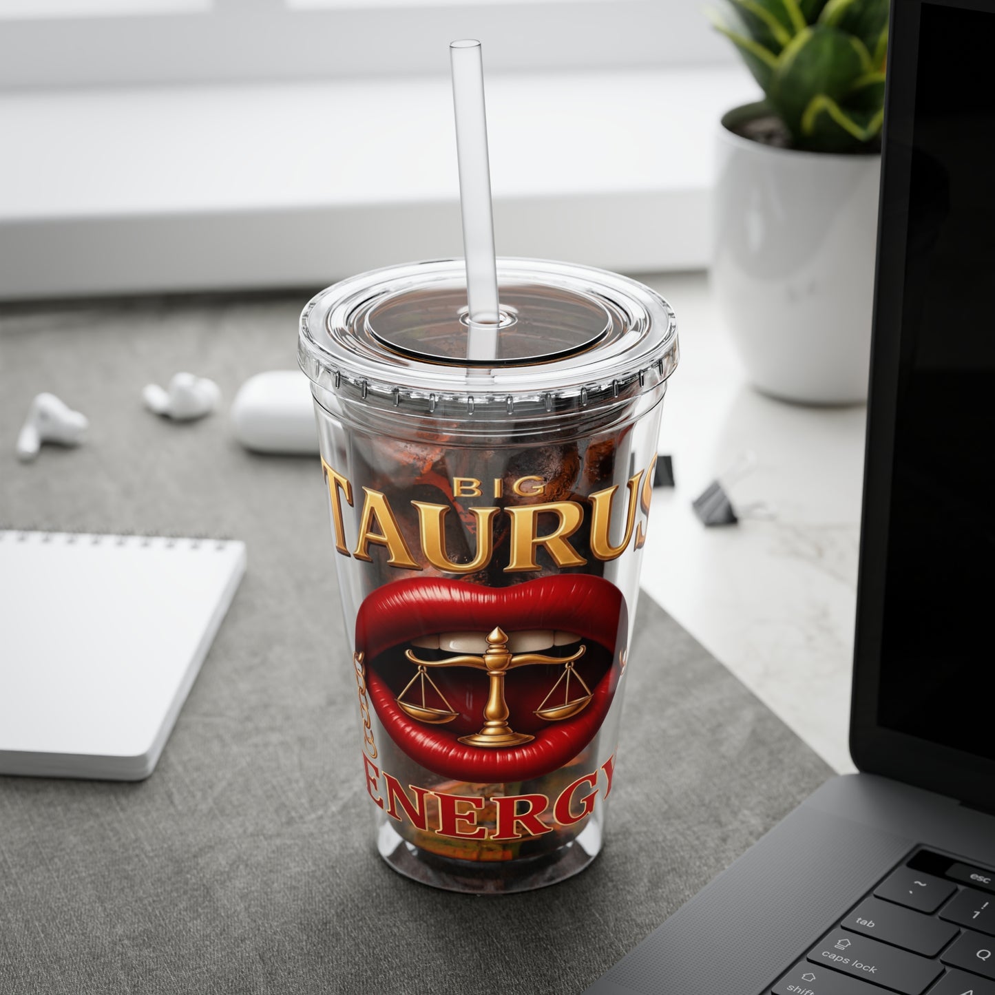 Tumbler — Big Taurus Energy Straw Cup