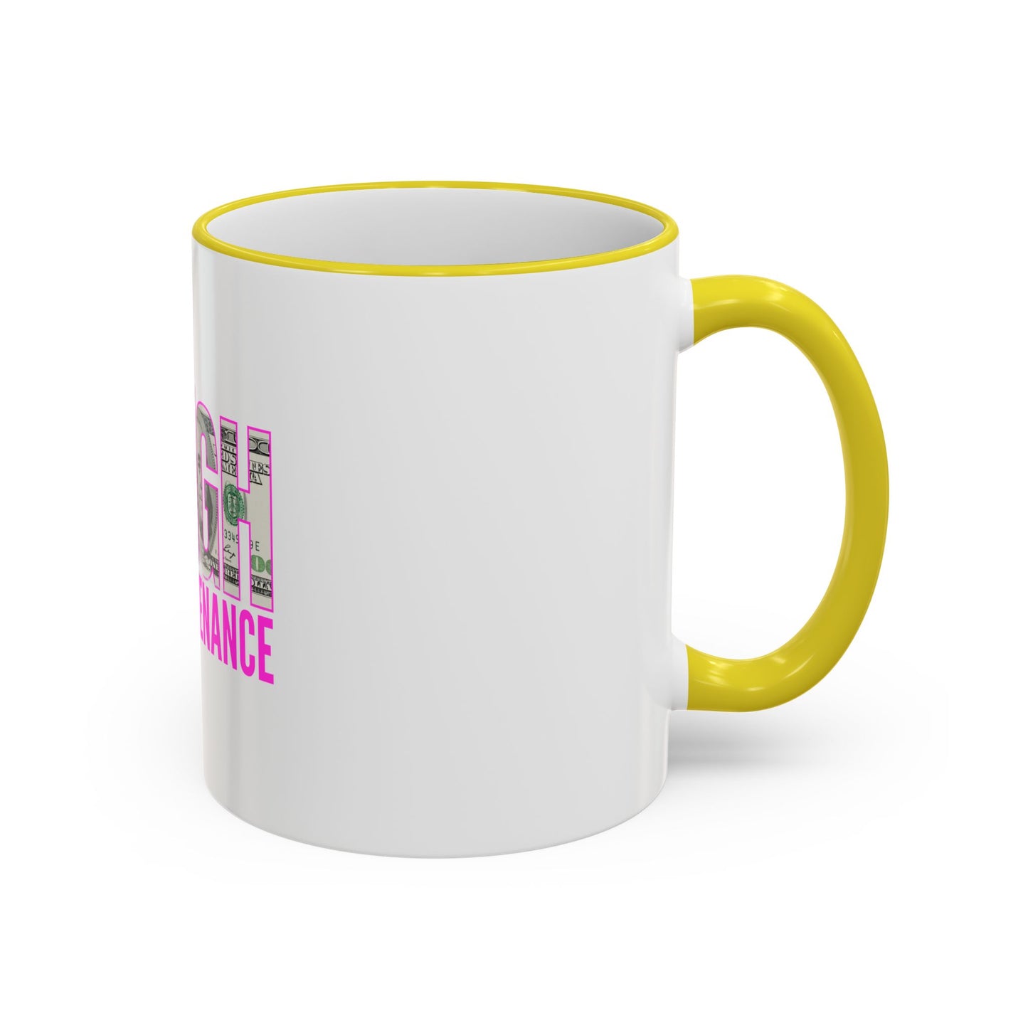 High Maintenance Lipstick Accent Rim Mug