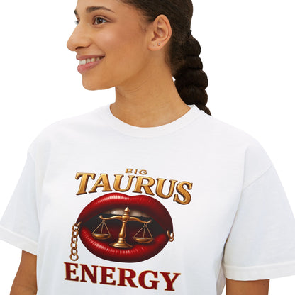 Taurus Energy Women's Boxy Tee - Zodiac Astrology Graphic Tee