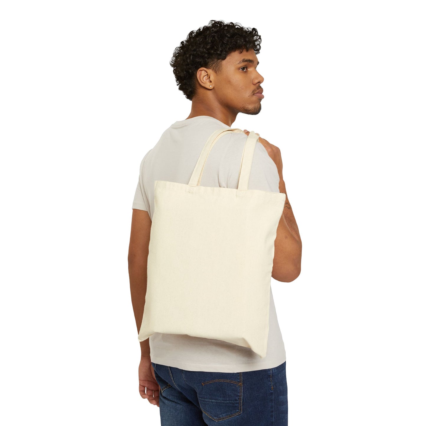 Basketball Mom Canvas Tote Bag — Leopard Accent Sports Mom Gift
