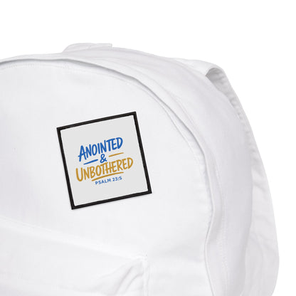 Anointed & Unbothered Iron-On Patch — Psalm 23:5 Faith Patch