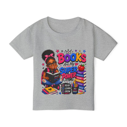 Books Are My Superpower Toddler T-Shirt