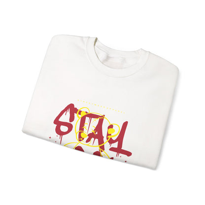 Stay Cool Crewneck Sweatshirt — Graffiti Style "Stay Cool" Graphic