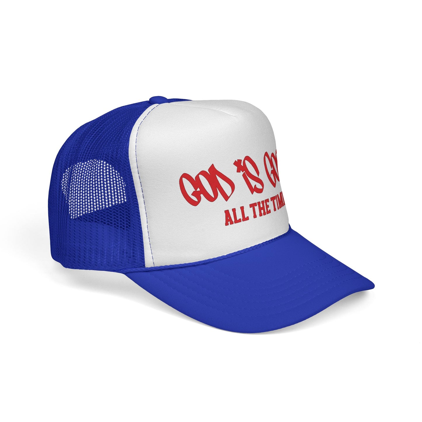 God Is Good All The Time Trucker Cap — Christian Faith Mesh Hat