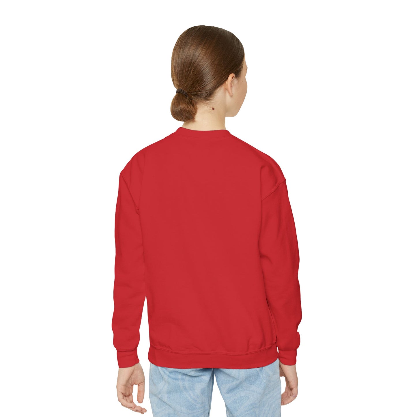 Youth Crewneck Sweatshirt — Graphic Money Hand Print