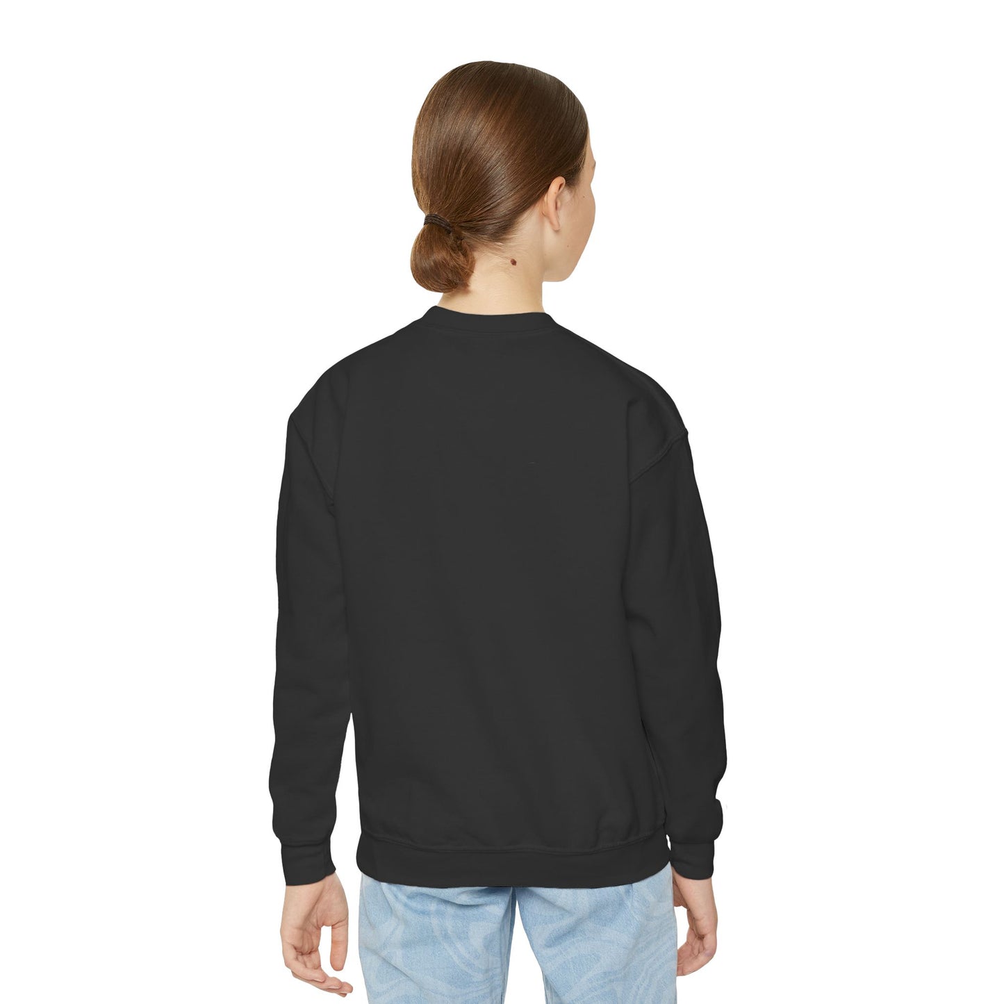 Youth Crewneck Sweatshirt — Graphic Money Hand Print