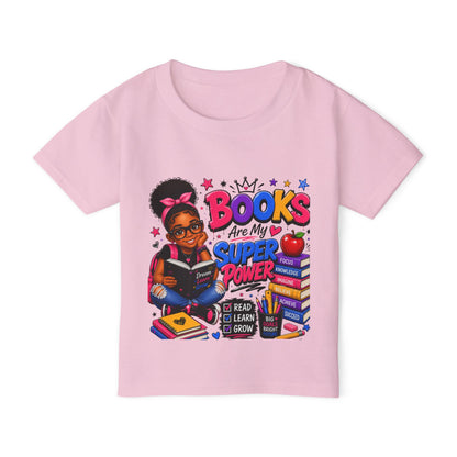 Books Are My Superpower Toddler T-Shirt