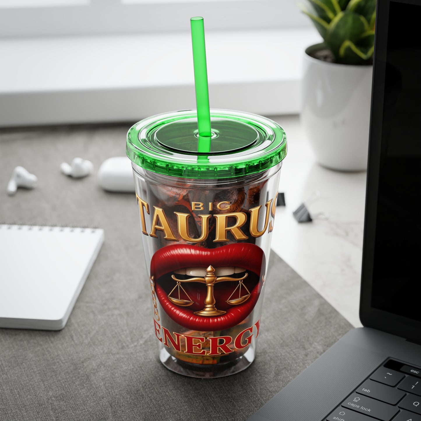 Tumbler — Big Taurus Energy Straw Cup