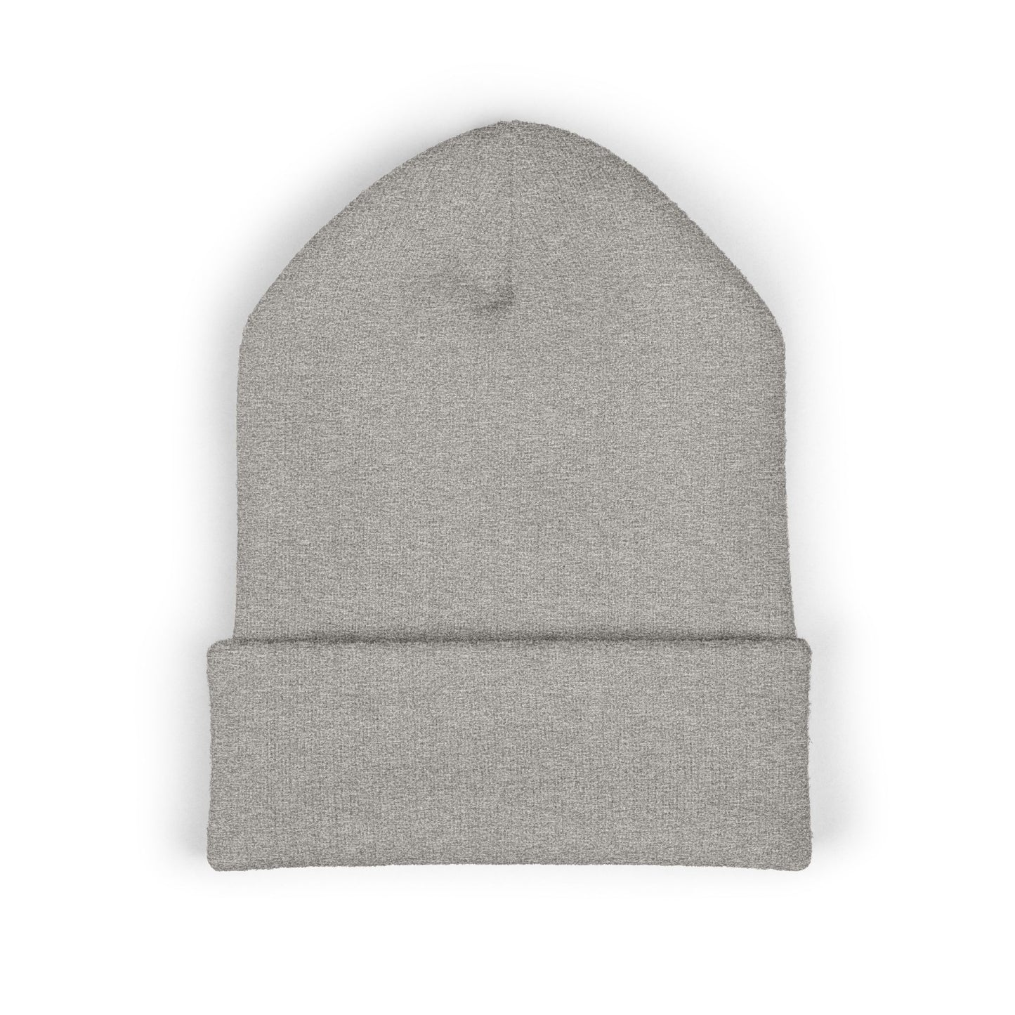 Mama Floral Embroidered Cuffed Beanie — Cozy Knit Mom Hat