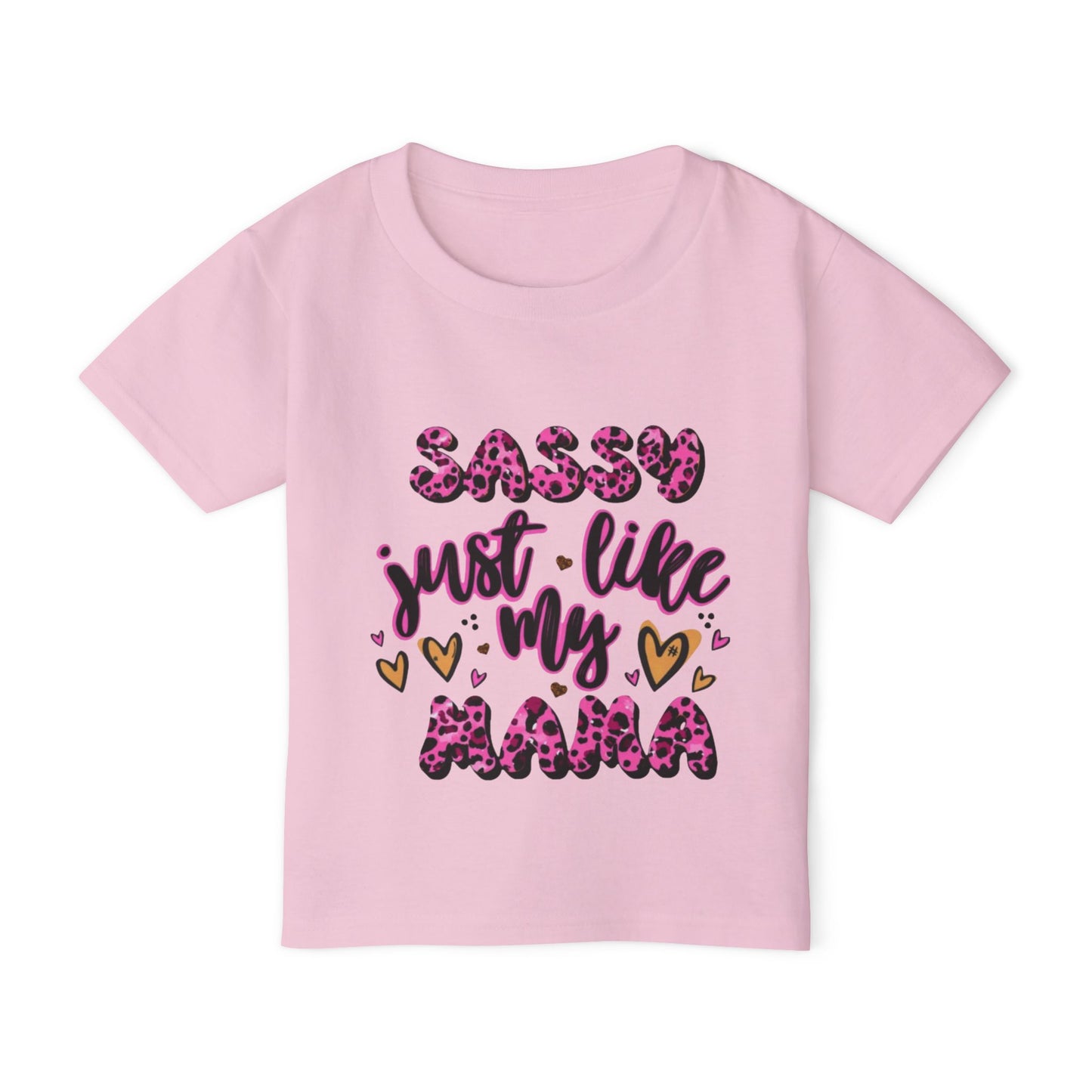 Sassy Just Like My Mama Toddler T-Shirt — Cute Leopard Tee