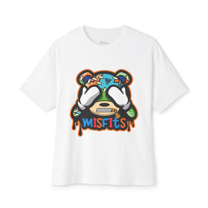 Misfits Bear Graphic Tee —  Streetwear Oversized Boxy T-Shirt