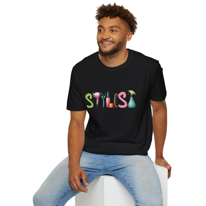 Stylist Tools Graphic T-Shirt — Salon Hairdresser Tee