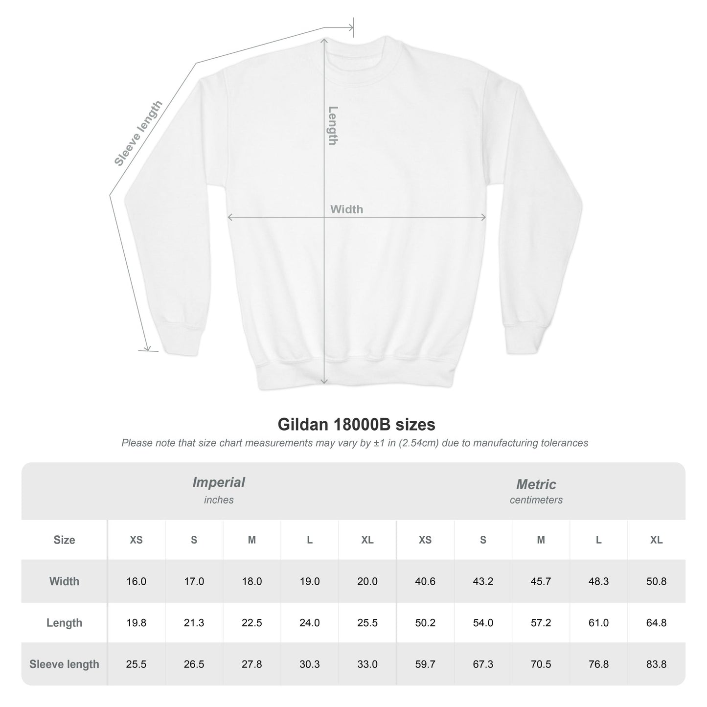 Youth Crewneck Sweatshirt — Graphic Money Hand Print