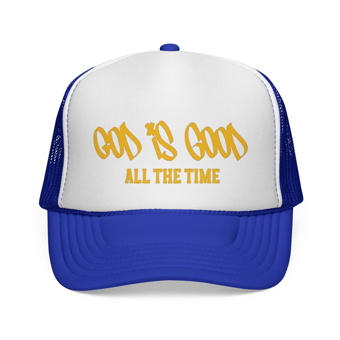 God Is Good Trucker Hat — ‘God Is Good All The Time’ Faith Mesh Cap