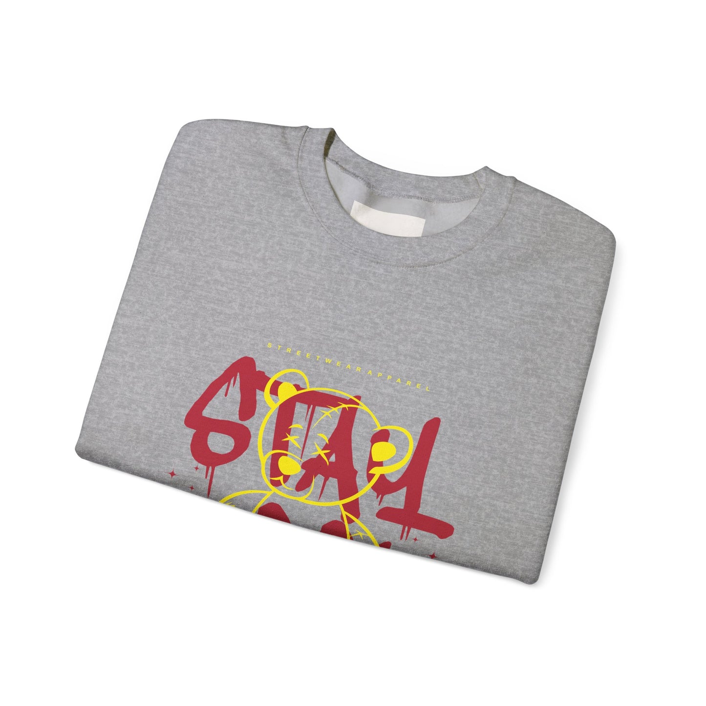 Stay Cool Crewneck Sweatshirt — Graffiti Style "Stay Cool" Graphic