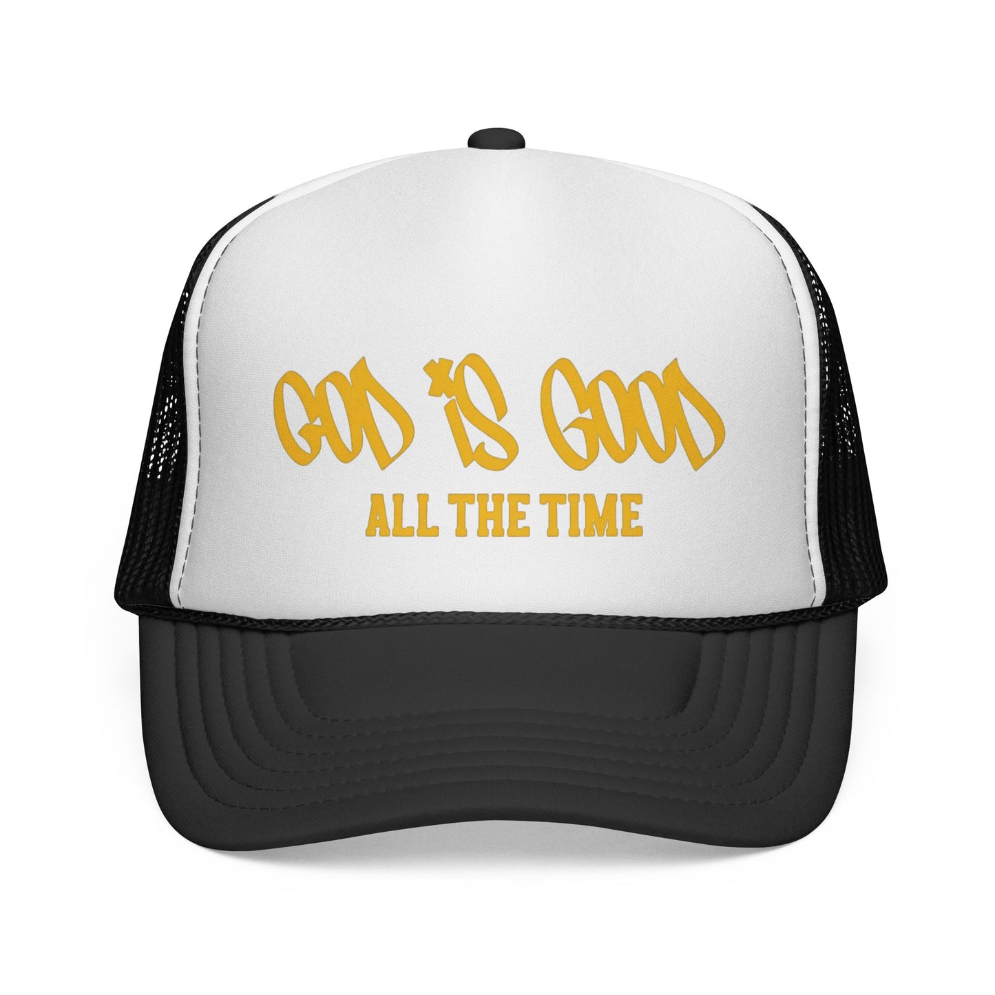 God Is Good Trucker Hat — ‘God Is Good All The Time’ Faith Mesh Cap