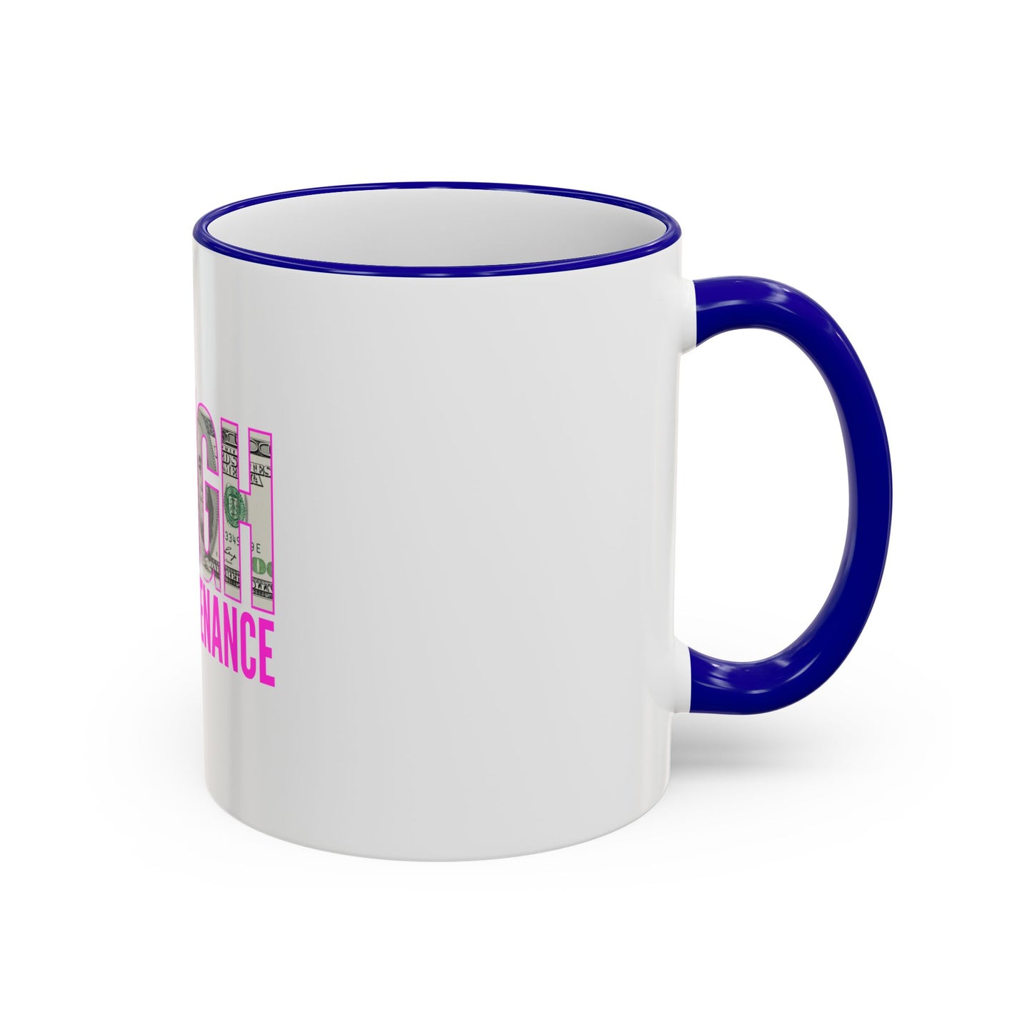 High Maintenance Lipstick Accent Rim Mug