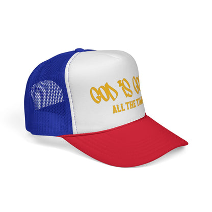 God Is Good Trucker Hat — ‘God Is Good All The Time’ Faith Mesh Cap