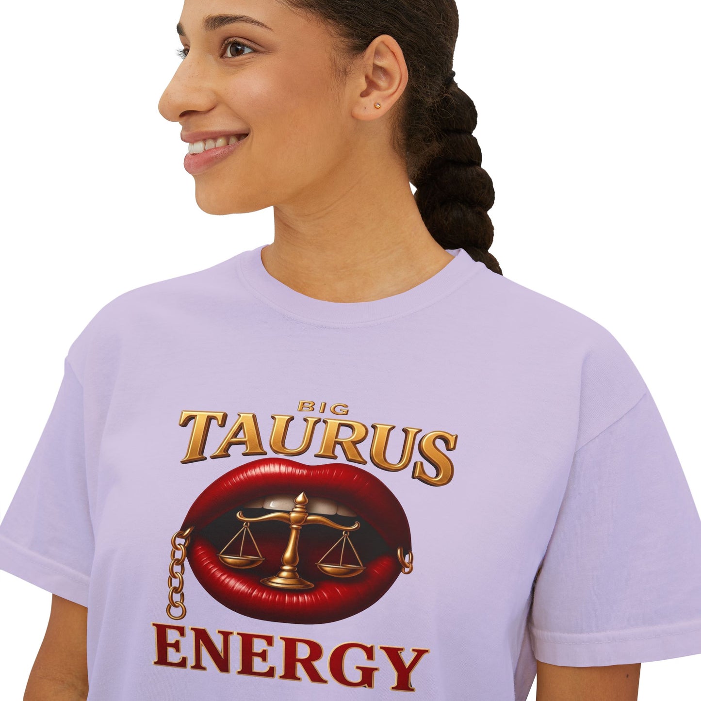 Taurus Energy Women's Boxy Tee - Zodiac Astrology Graphic Tee