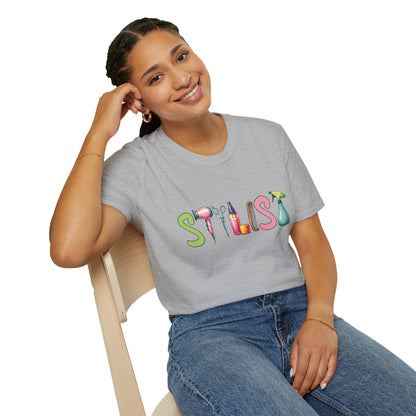 Stylist Tools Graphic T-Shirt — Salon Hairdresser Tee
