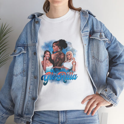 GloRilla Inspired Unisex Heavy Cotton Tee - Trendy Graphic T-Shirt for Everyday Style - Williams Boutique 