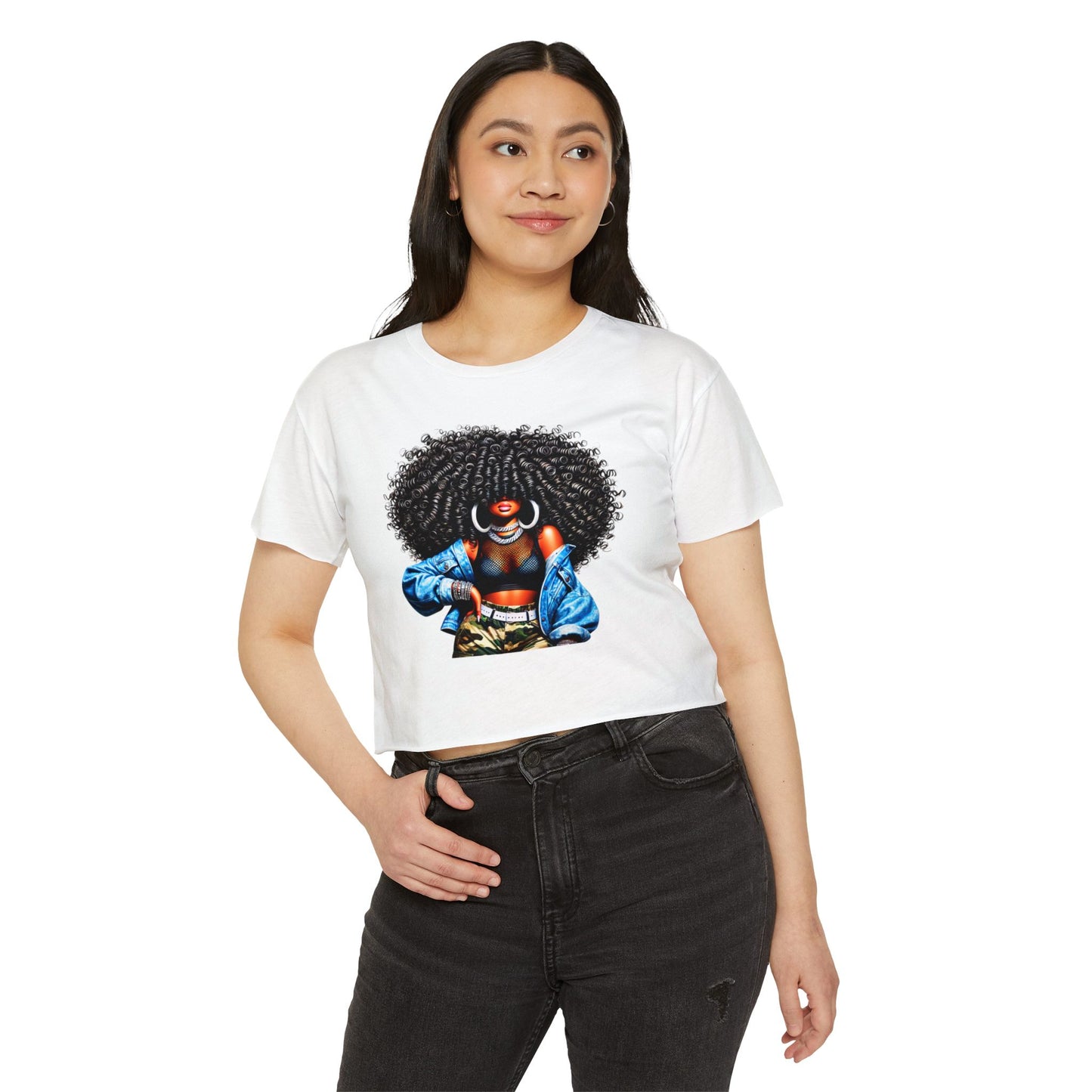 Afro Beat Festival Crop Top Tee
